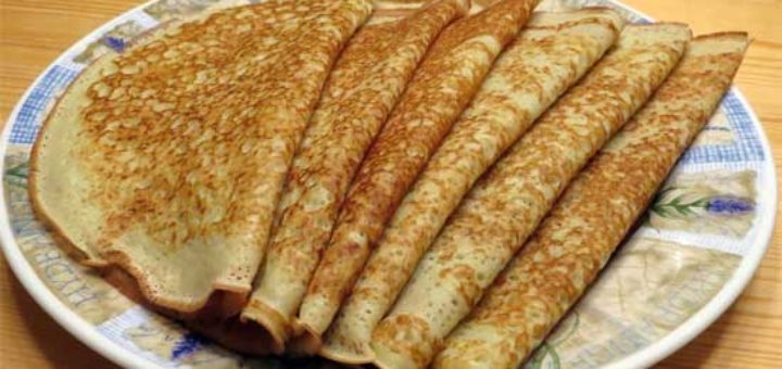 Блины с начинкой - рецепт приготовления