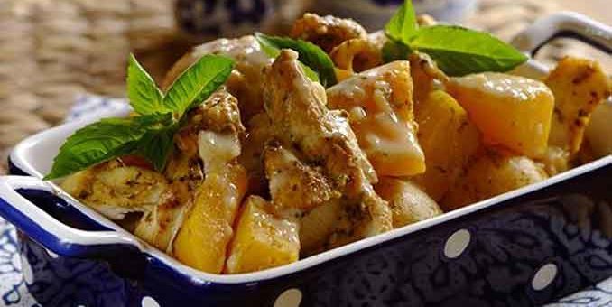 Куриное филе с картофелем в мультиварке