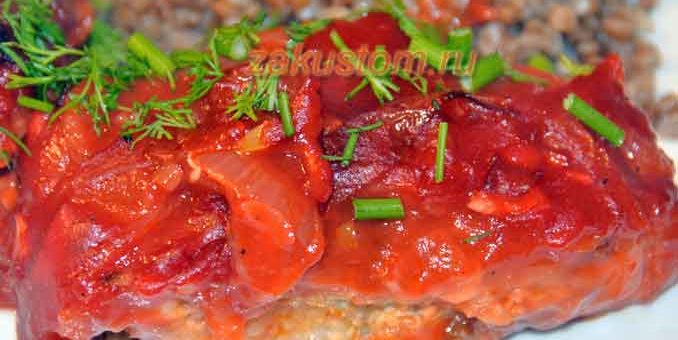 Котлеты из куриного фарша с гречневой кашей