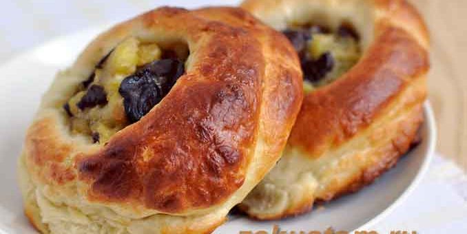 Как приготовить открытые пирожки с картошкой и грибами в домашних условиях